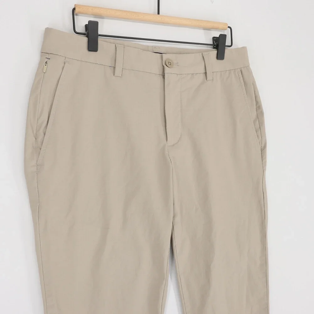 Vineyard Vines On The Go Pants Mens 32x34 Khaki Performance Stretch Golf Chino